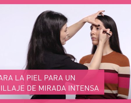 Prepara la piel para un maquillaje de mirada intensa